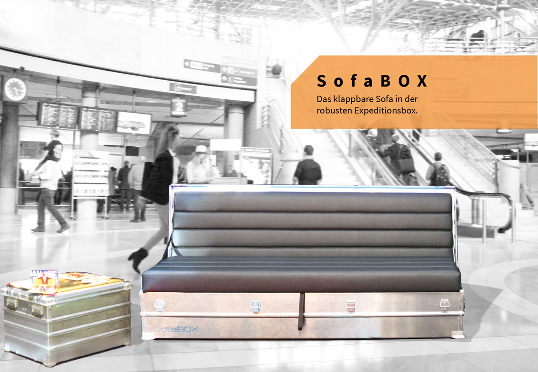 Die SofaBOX – mobil, bequem und unverwüstlich!