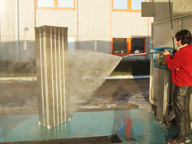 El SofaBOX al lavado final.